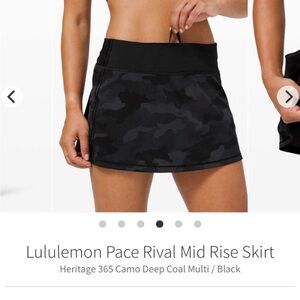 soldout black camo skirt 00